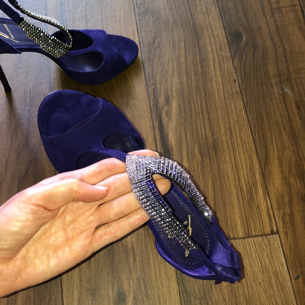 Brian Atwood dressy stiletto sandals size 7 - Picture 2 of 6
